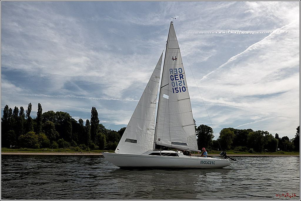100 Jahre Rheinwoche 2022 - 1. Wettfahrt Porz - Hitdorf, 03.06.2022,